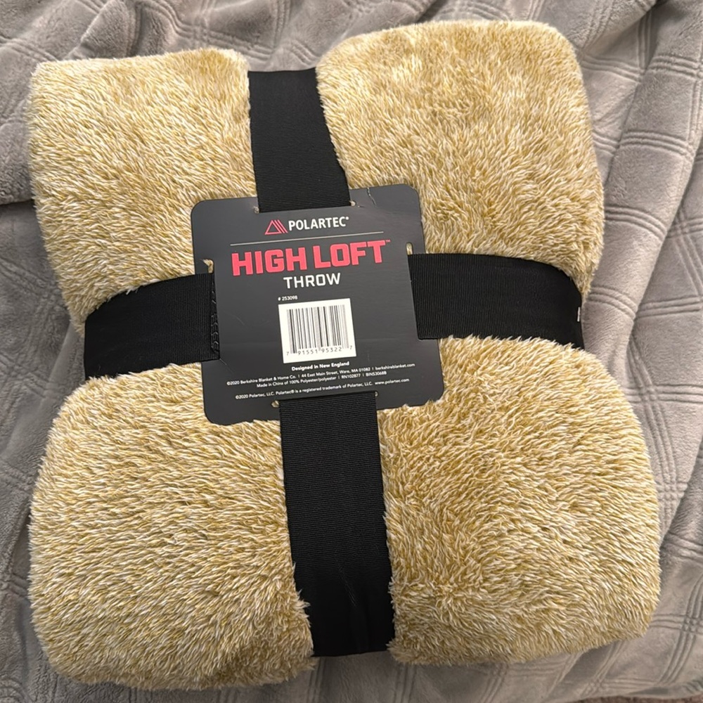 Polartec Throw blanket beige
